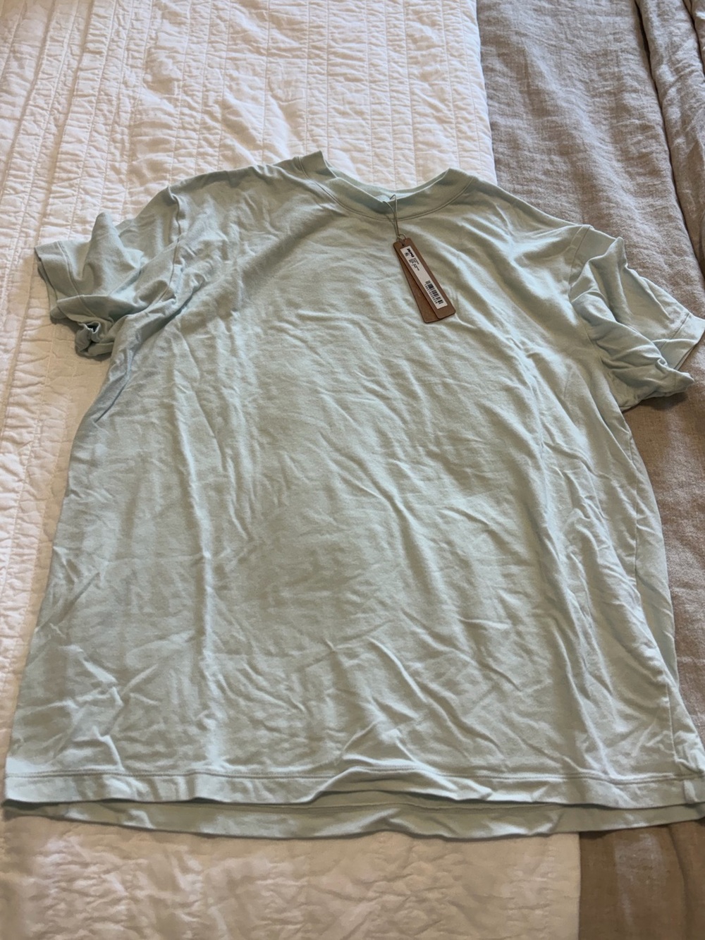 NWT SKIMS Short Sleeve Crew Tee in Light Sage